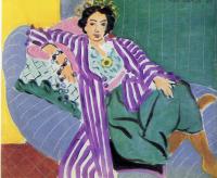 Matisse, Henri Emile Benoit - small odalisque in a purple robe